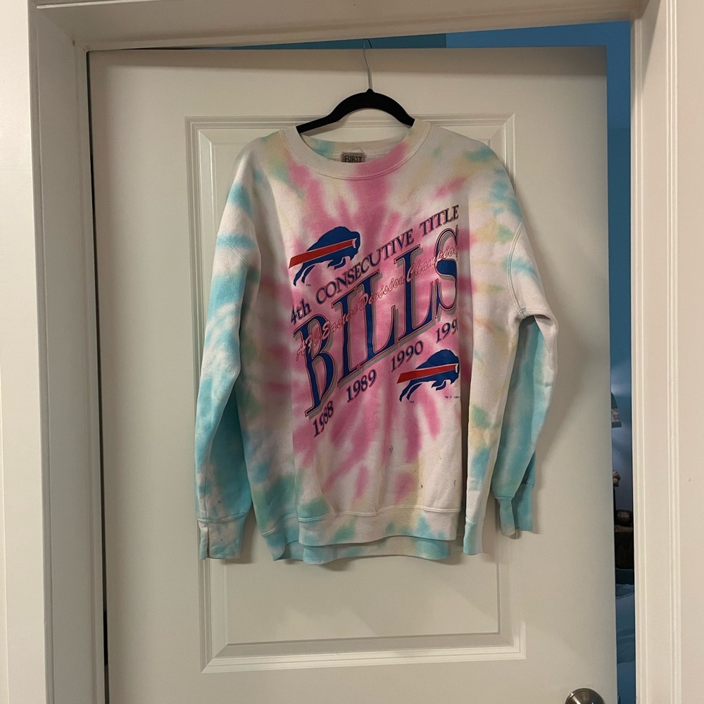 Buffalo Bills Vintage Tie Dye Sweatshirt